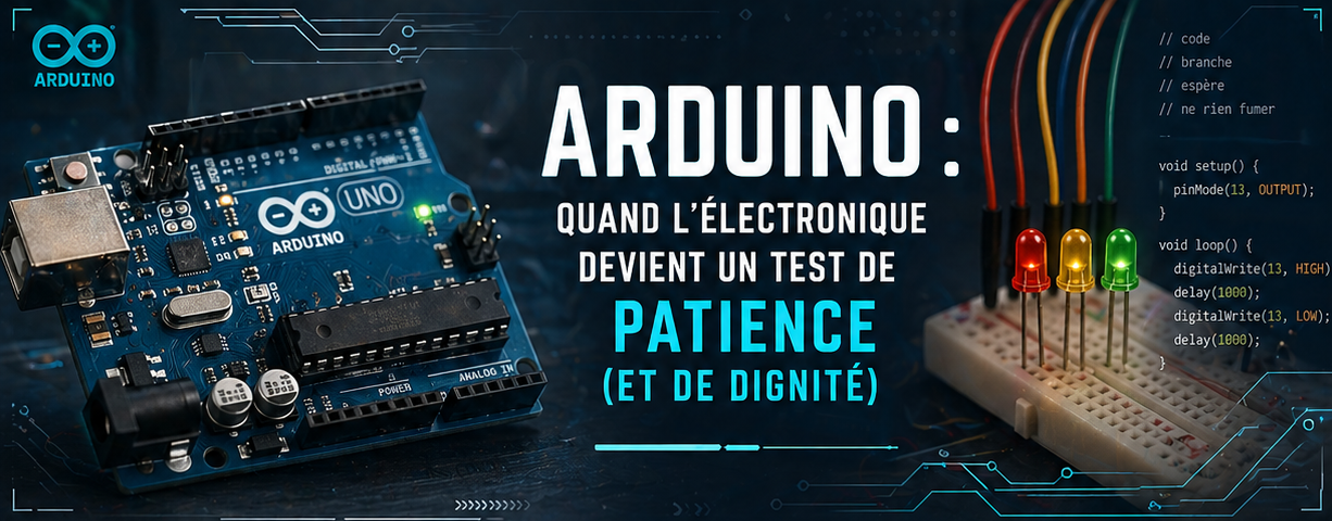 Banderole Arduino du groupe Gidef