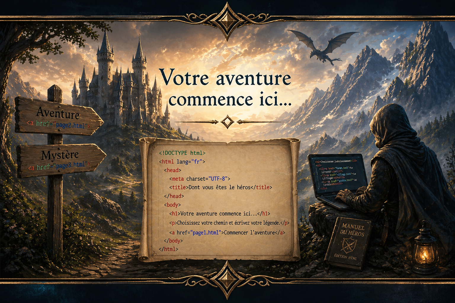 Banderole du projet histoire interactive